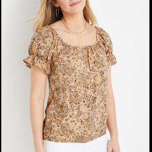 Maurice’s Floral Puff Sleeve Top